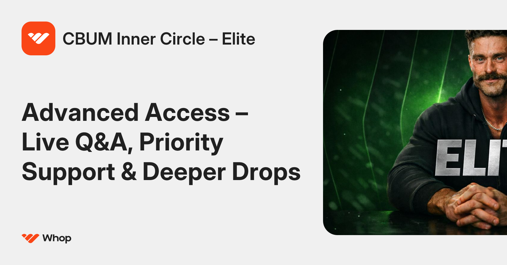 CBUM Inner Circle – Elite | Whop