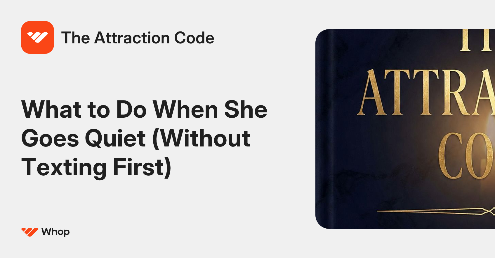 The Attraction Code | Whop