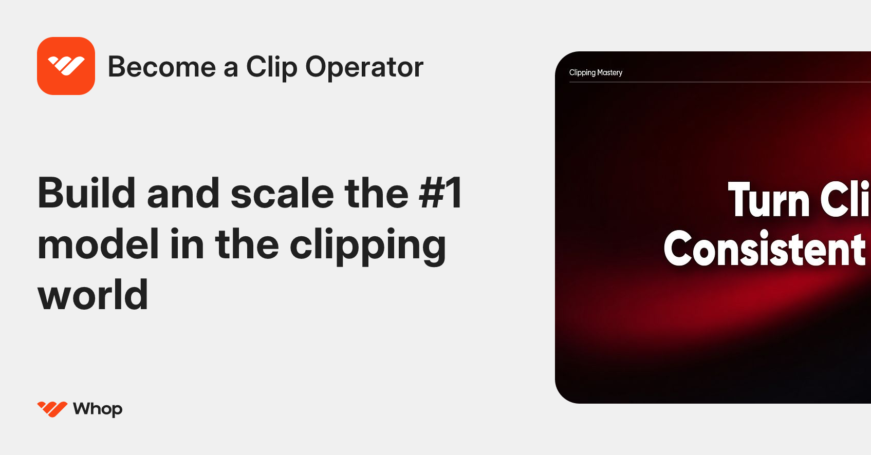 Become a Clip Operator | Whop