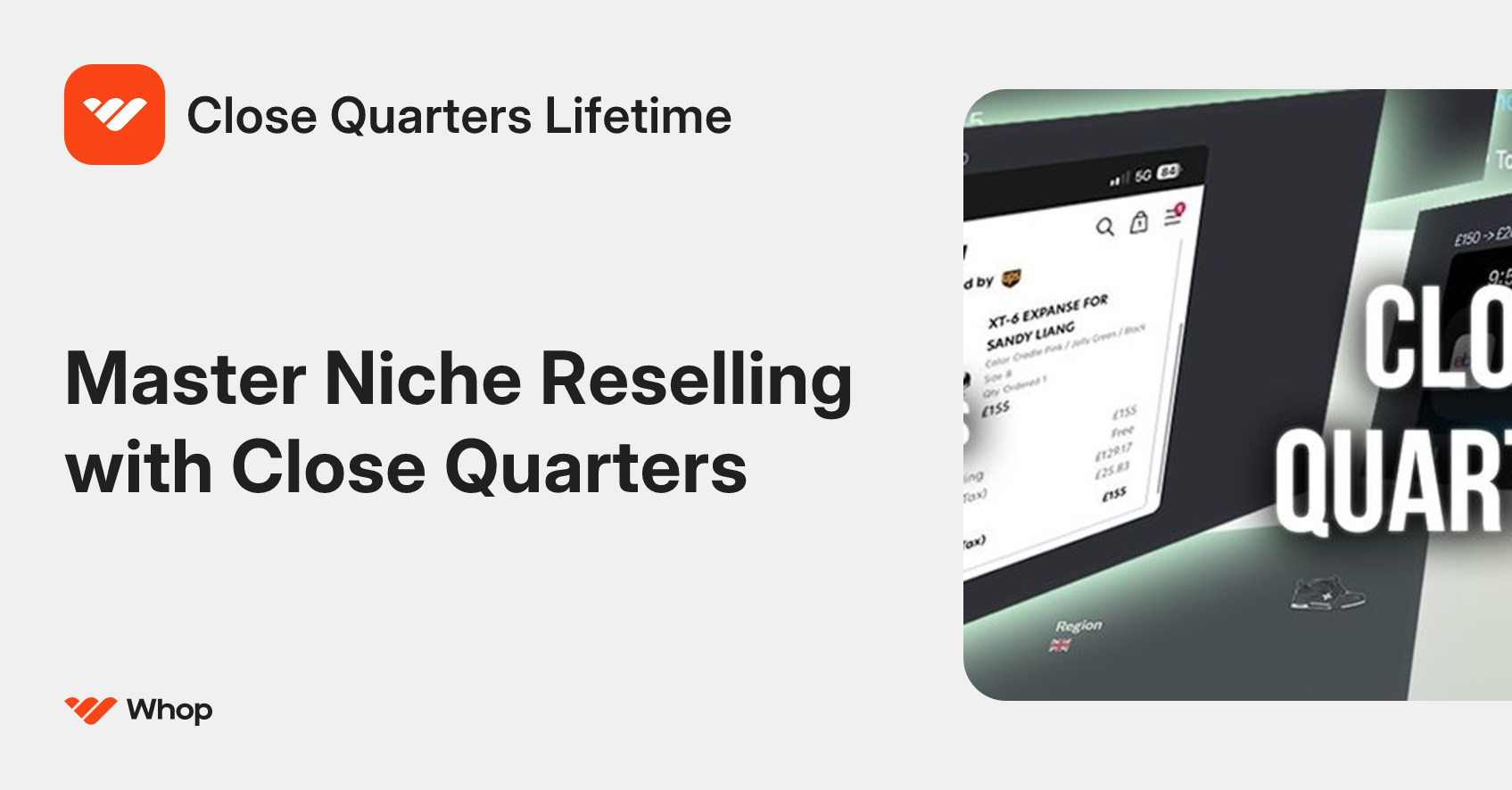 Close Quarters Lifetime | Whop