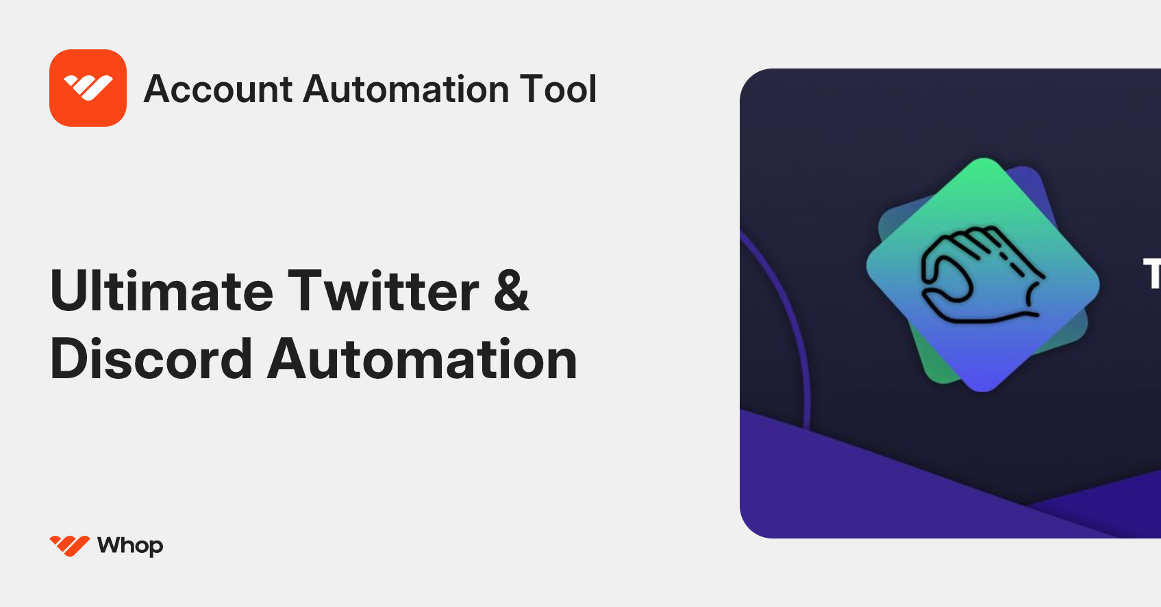 Account Automation Tool | Whop