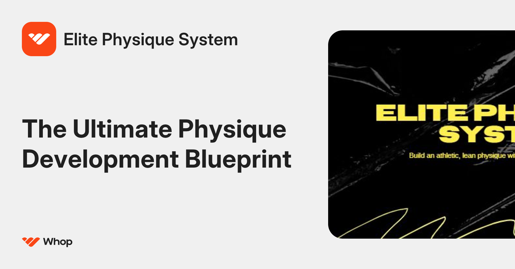 Elite Physique System | Whop