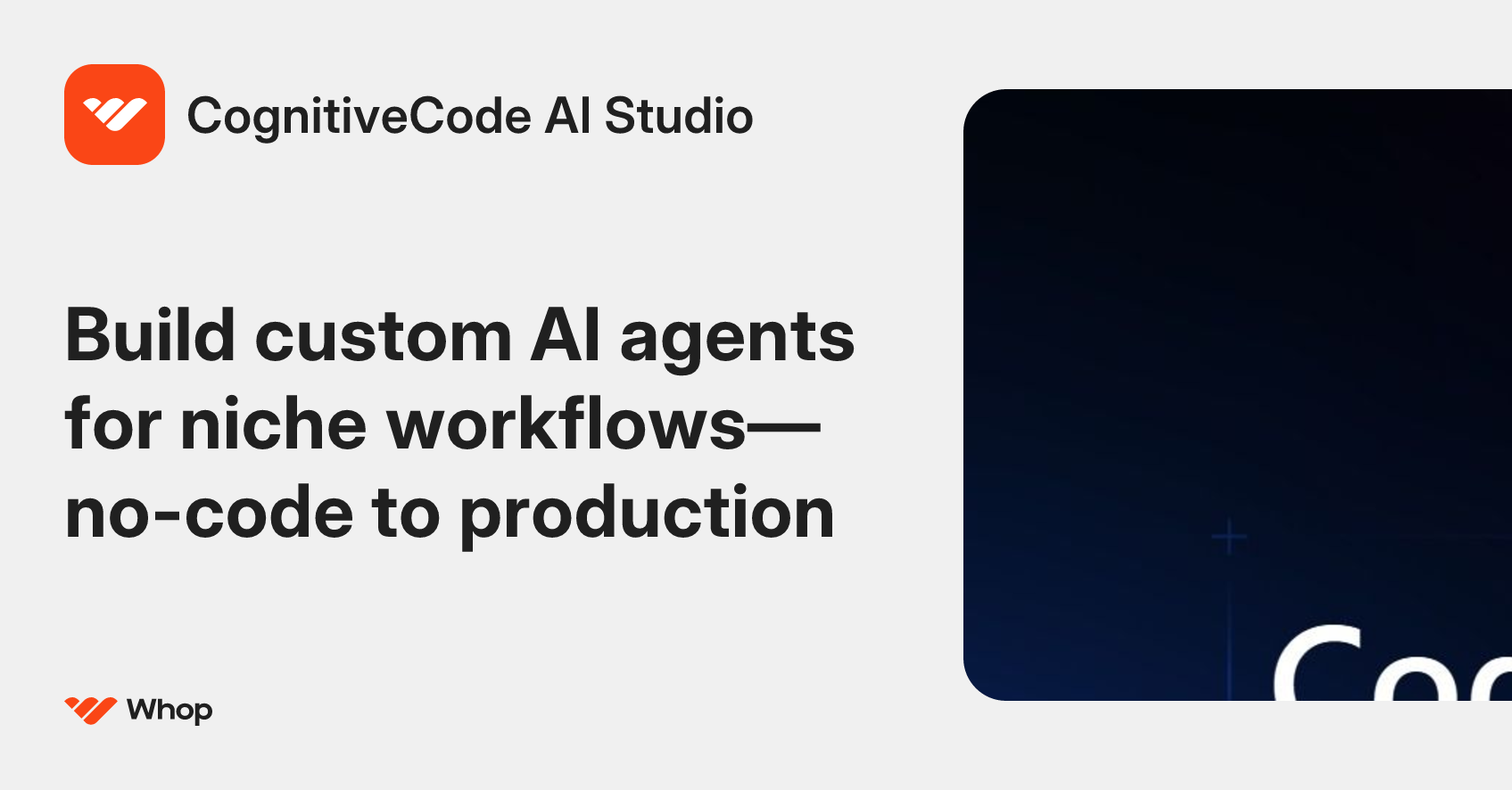 CognitiveCode AI Studio | Whop