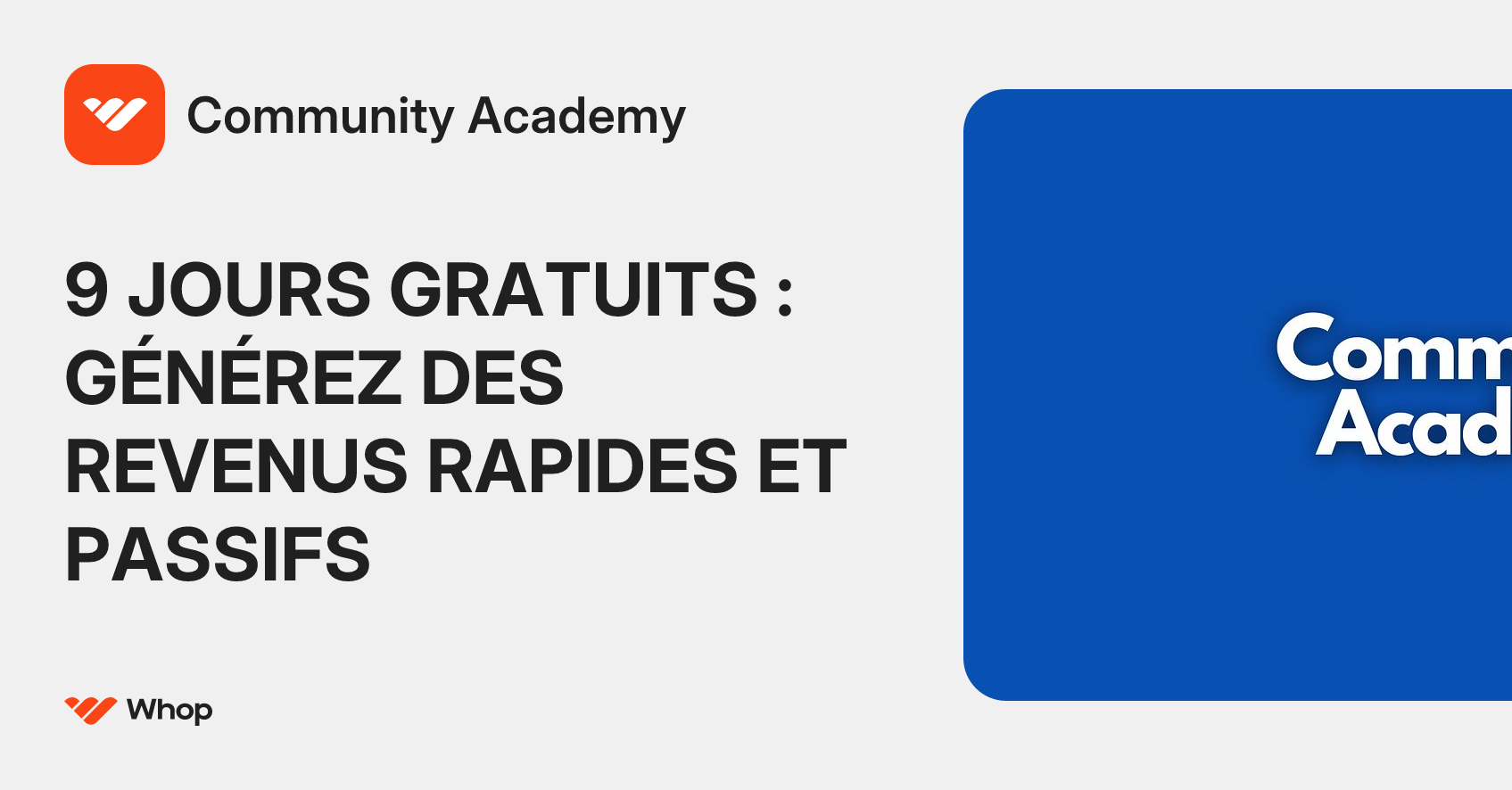 Community Academy | Whop