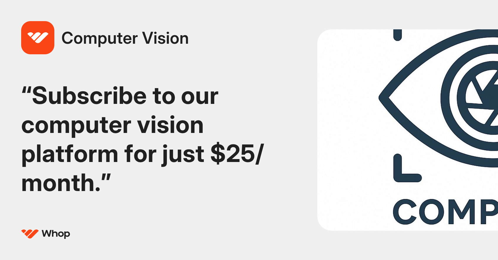 Computer Vision | Whop