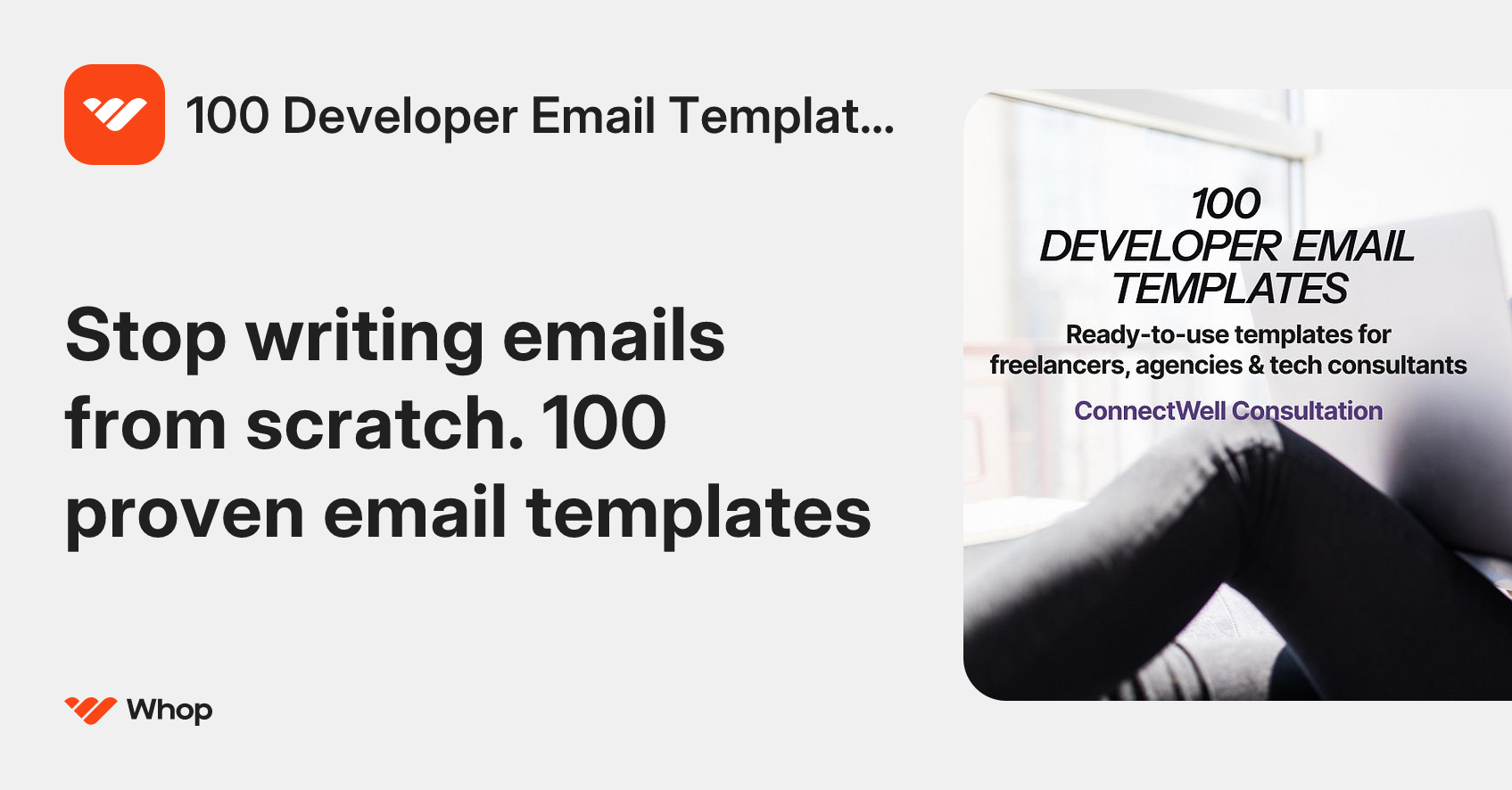 100 Developer Email Templates | Whop