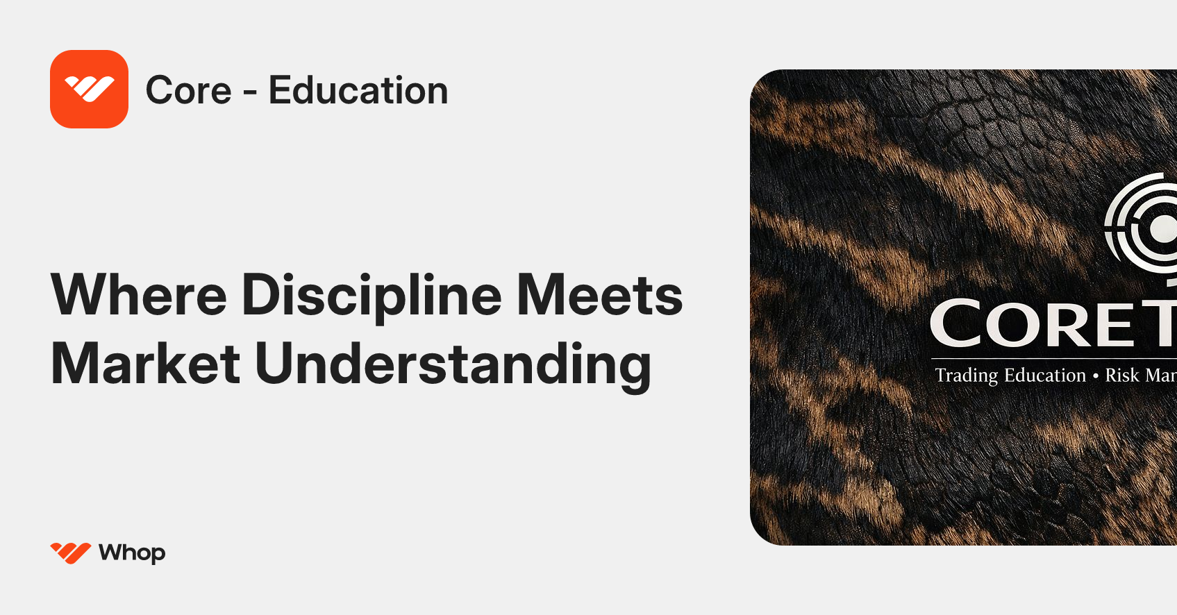 Core - Education | Whop