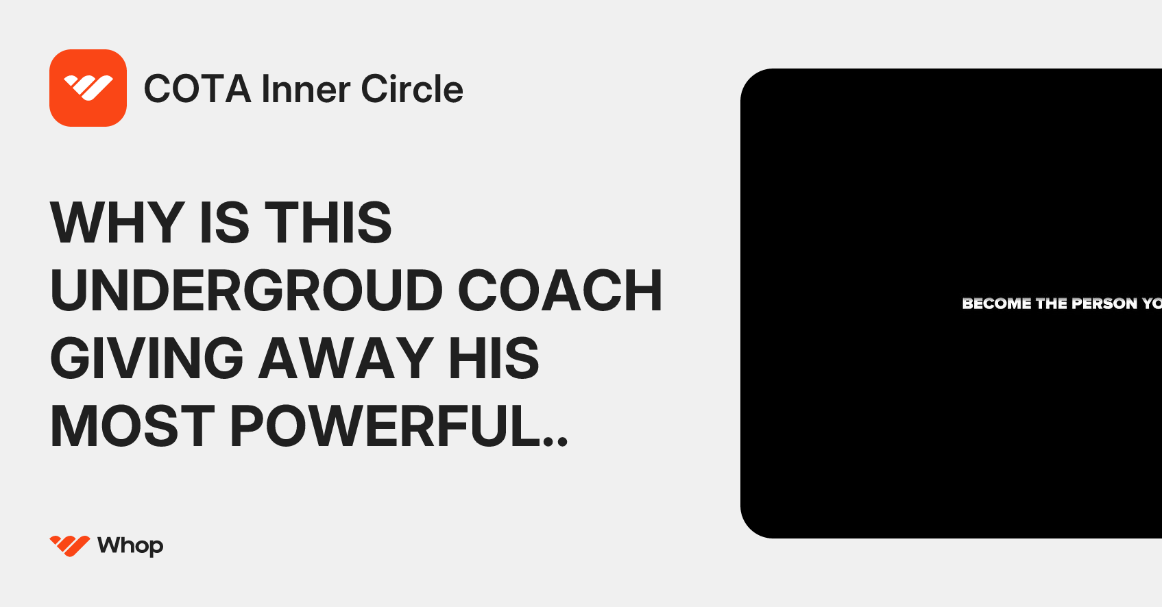 COTA Inner Circle | Whop