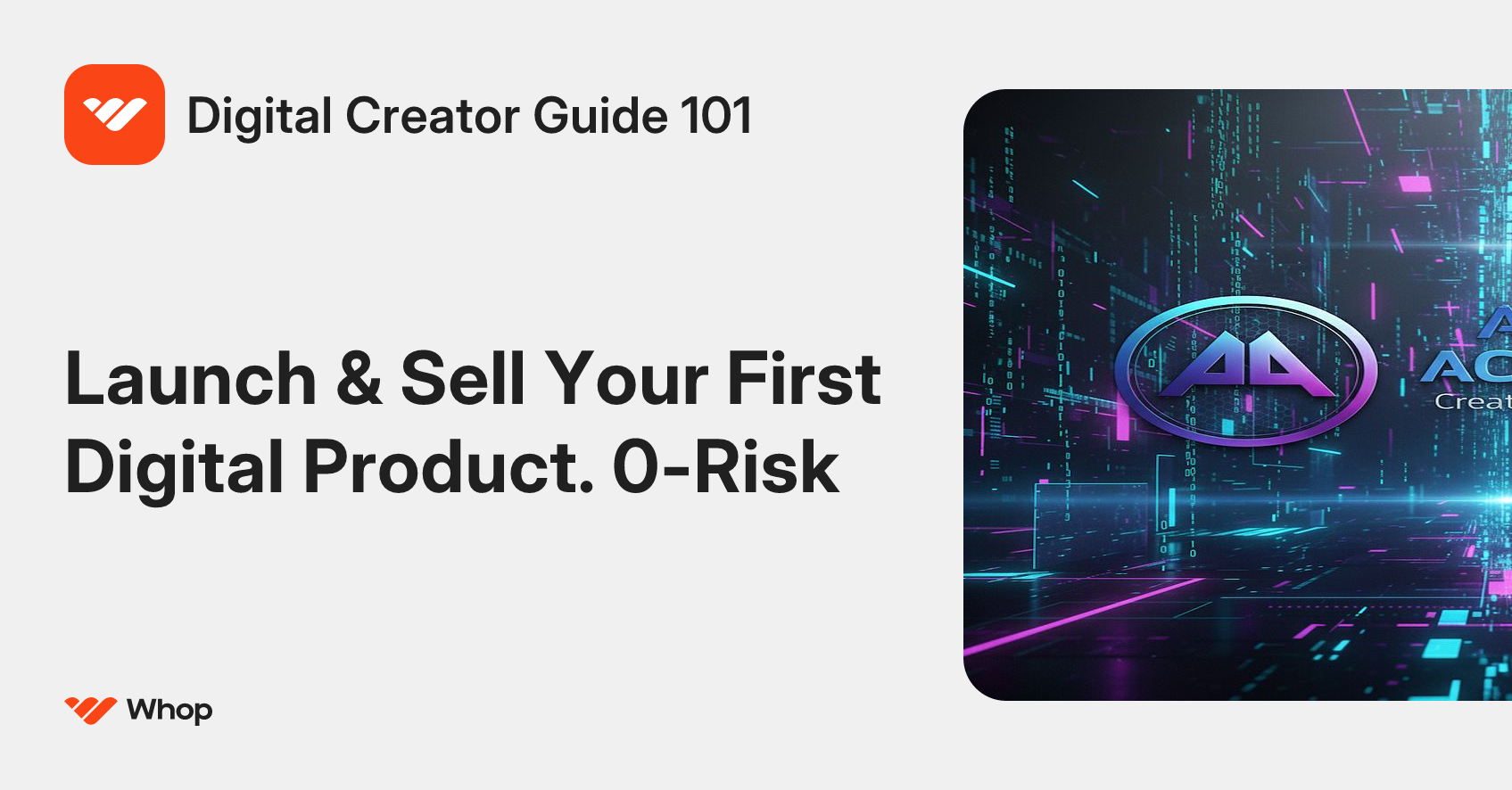Digital Creator Guide 101 | Whop