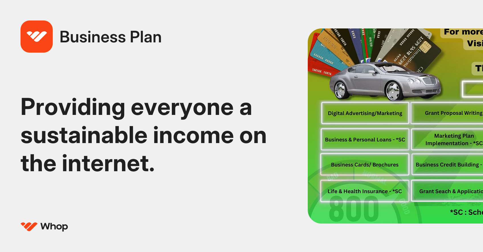 Business Plan | Whop