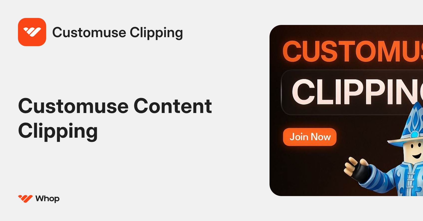 Customuse Clips | Whop