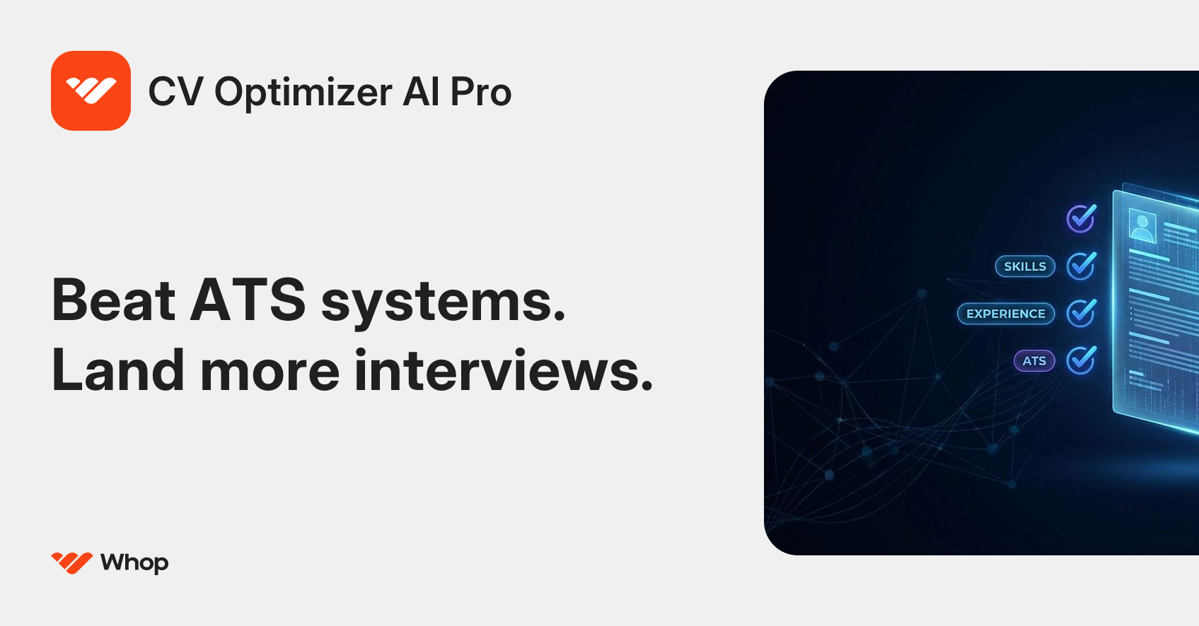 CV Optimizer AI Pro | Whop