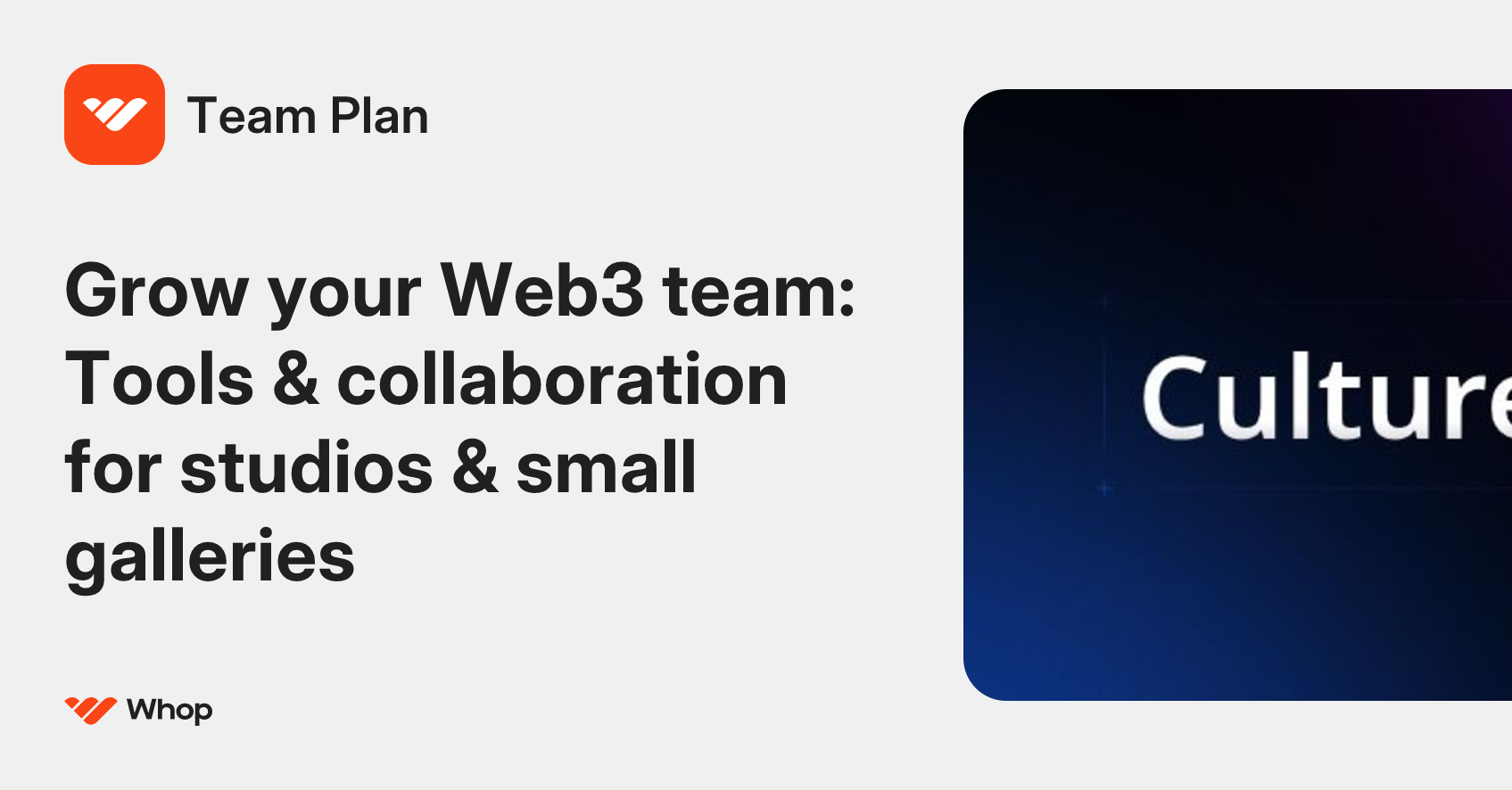 Team Plan | Whop