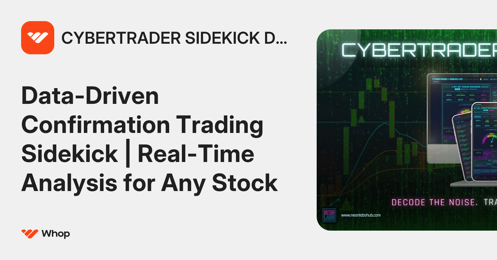 CYBERTRADER SIDEKICK DASHBOARD | Whop