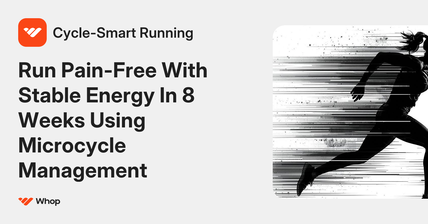 Cycle-Smart Running | Whop