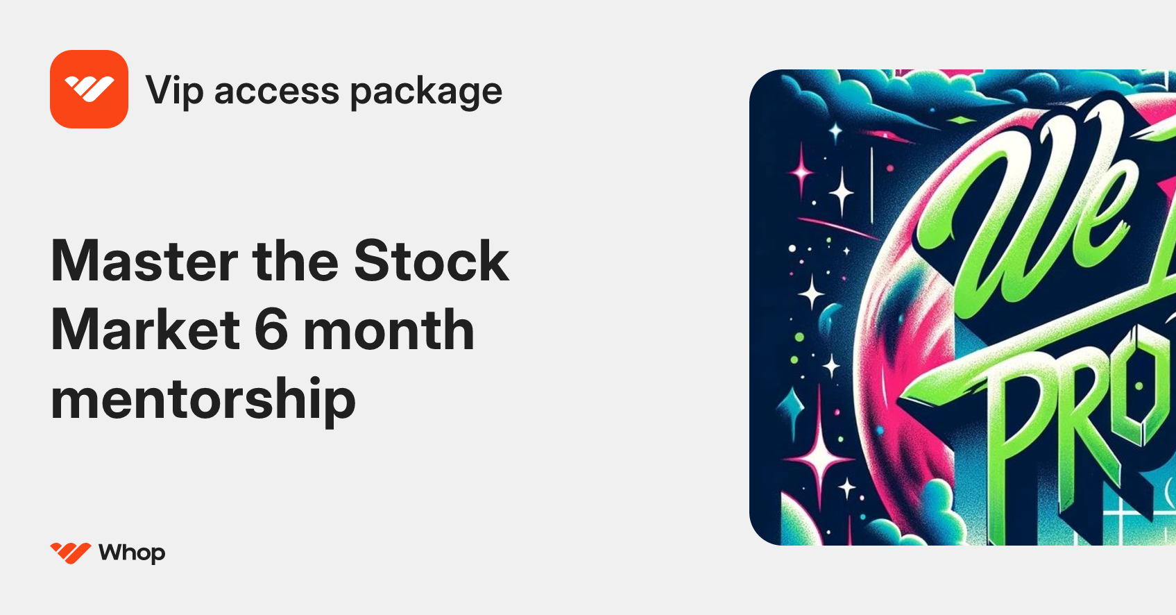 Vip access package | Whop