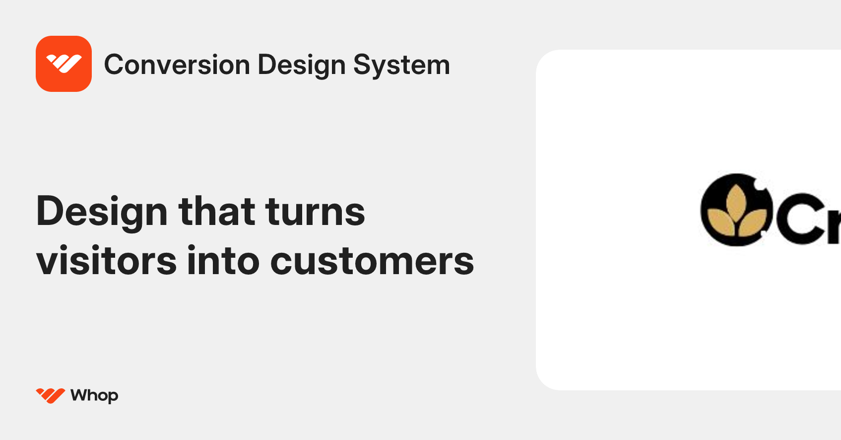Conversion Design System | Whop