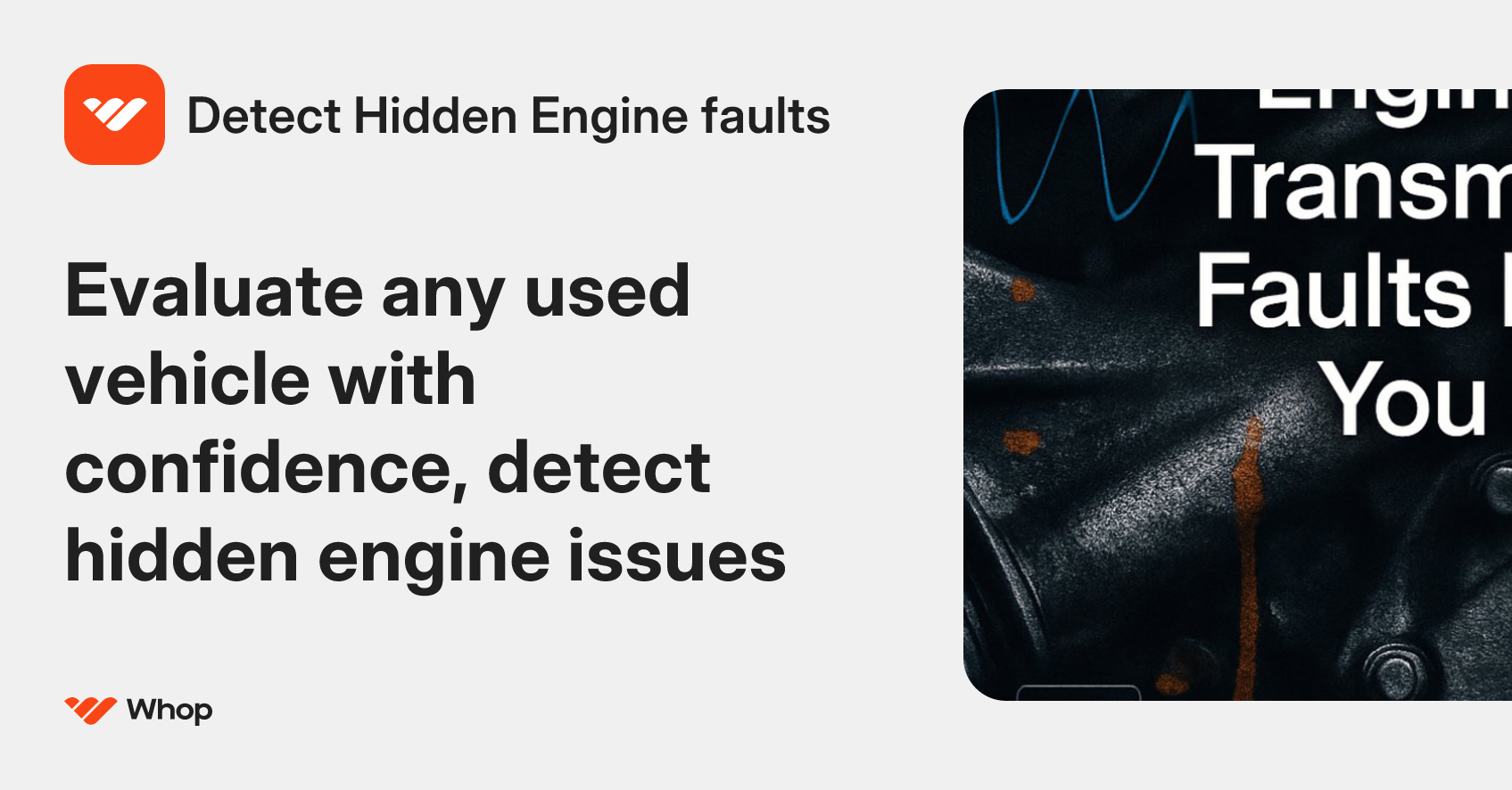 Detect Hidden Engine Faults Whop