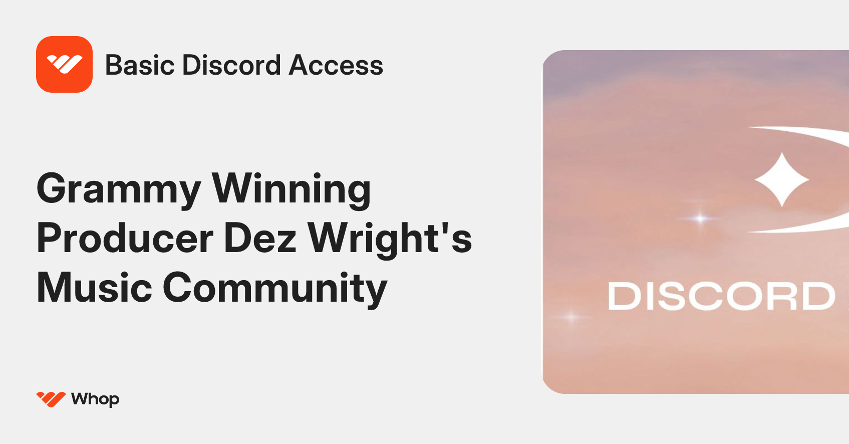 Basic Discord Access | Whop