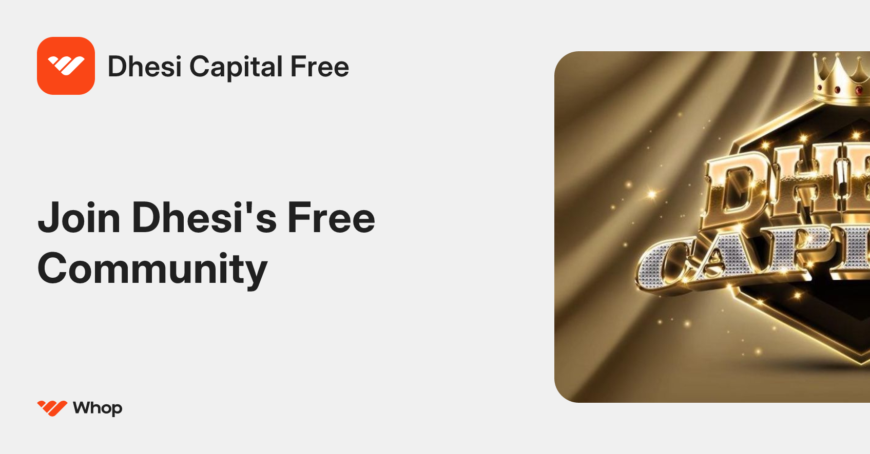 Dhesi Capital Free | Whop