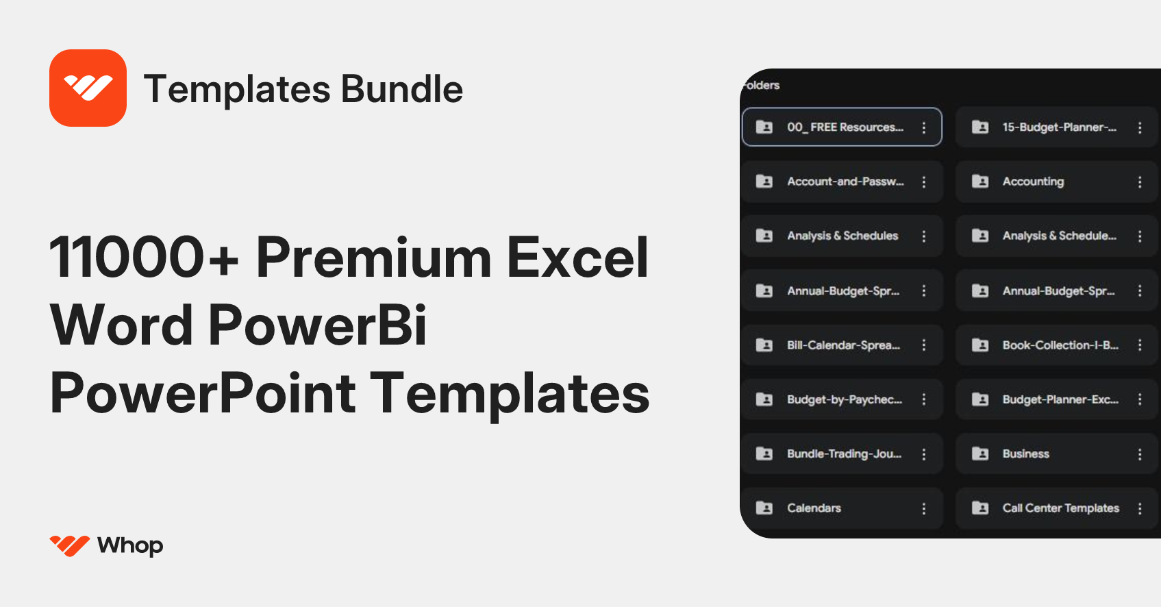 Templates Bundle | Whop