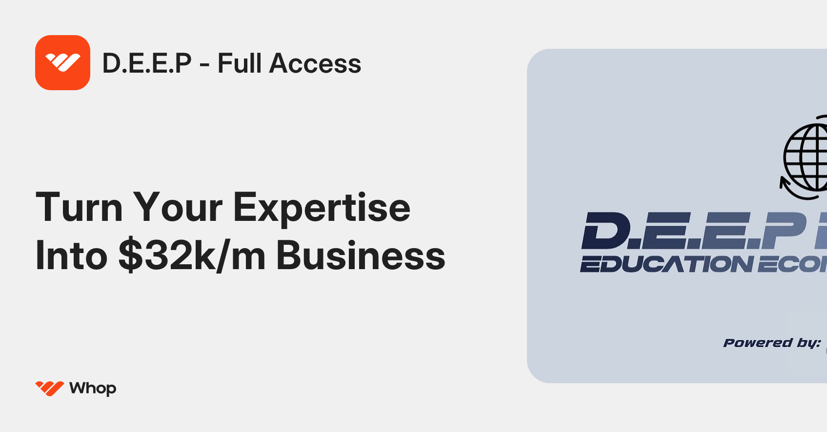 D.E.E.P - Full Access | Whop