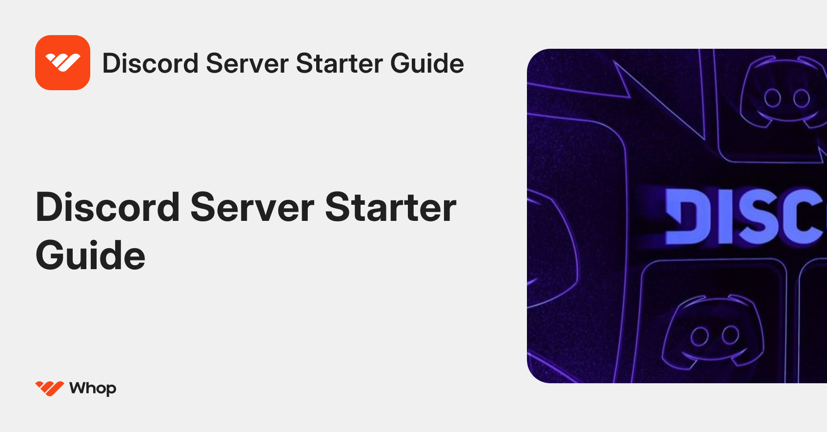 Discord Server Starter Guide