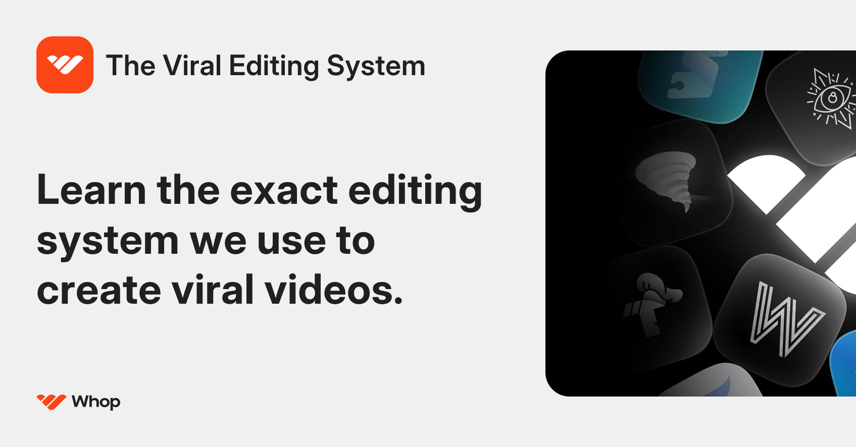 The Viral Editing System | Whop