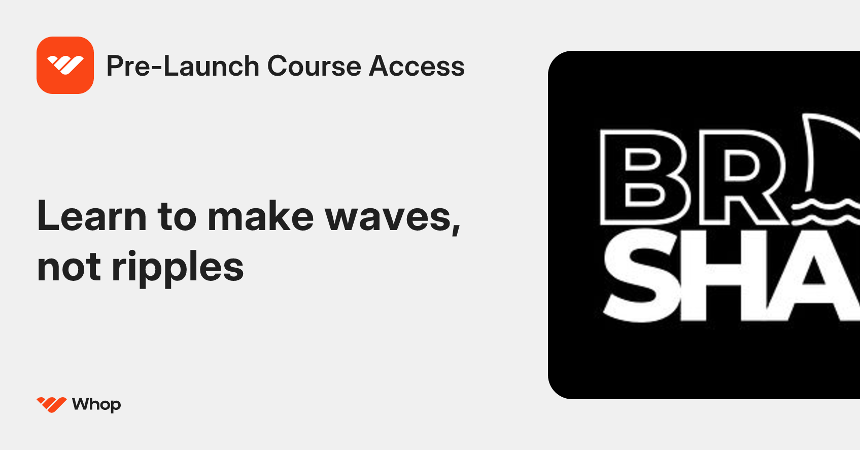Pre-Launch Course Access | Whop
