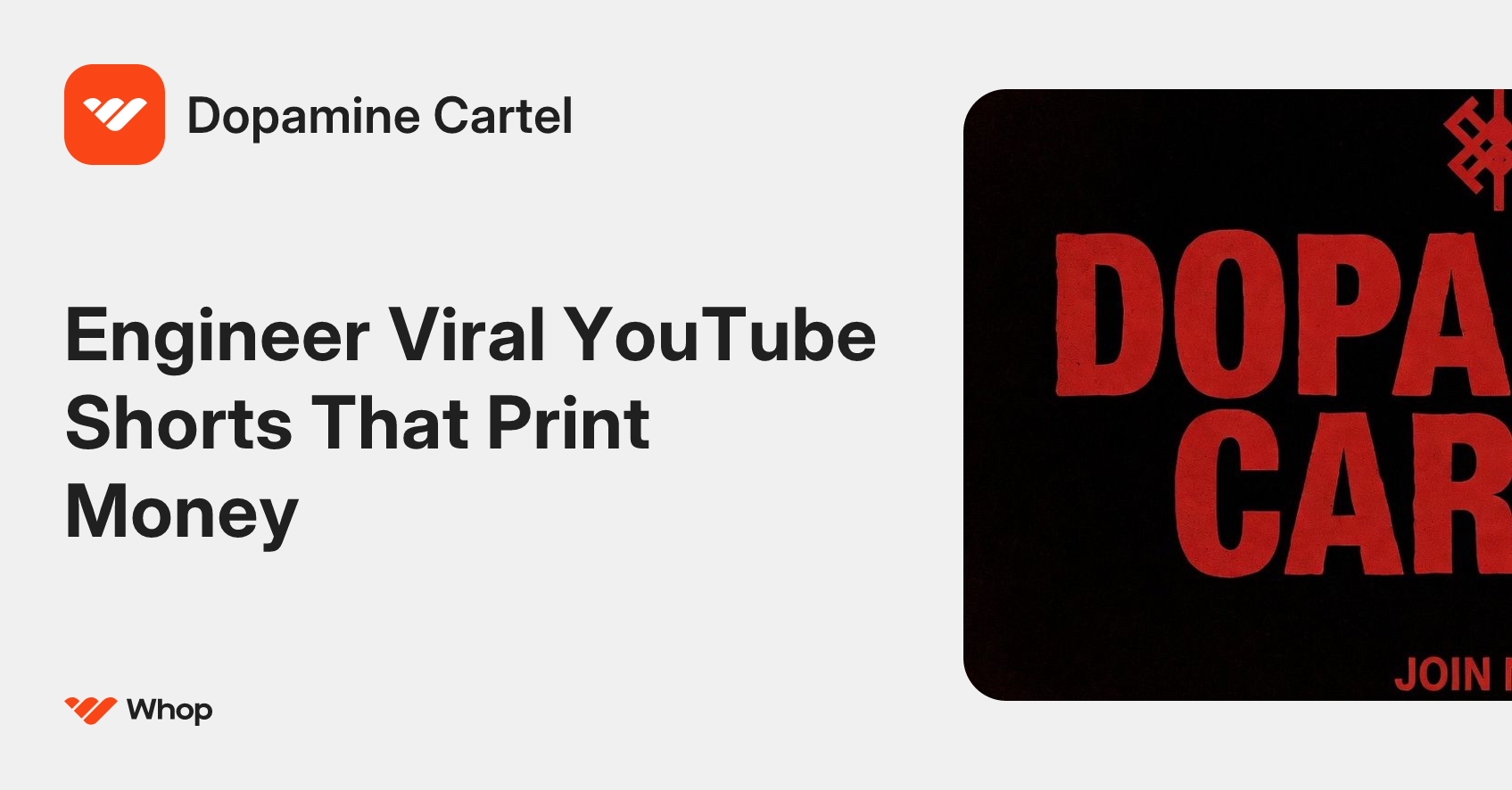 Dopamine Cartel | Whop
