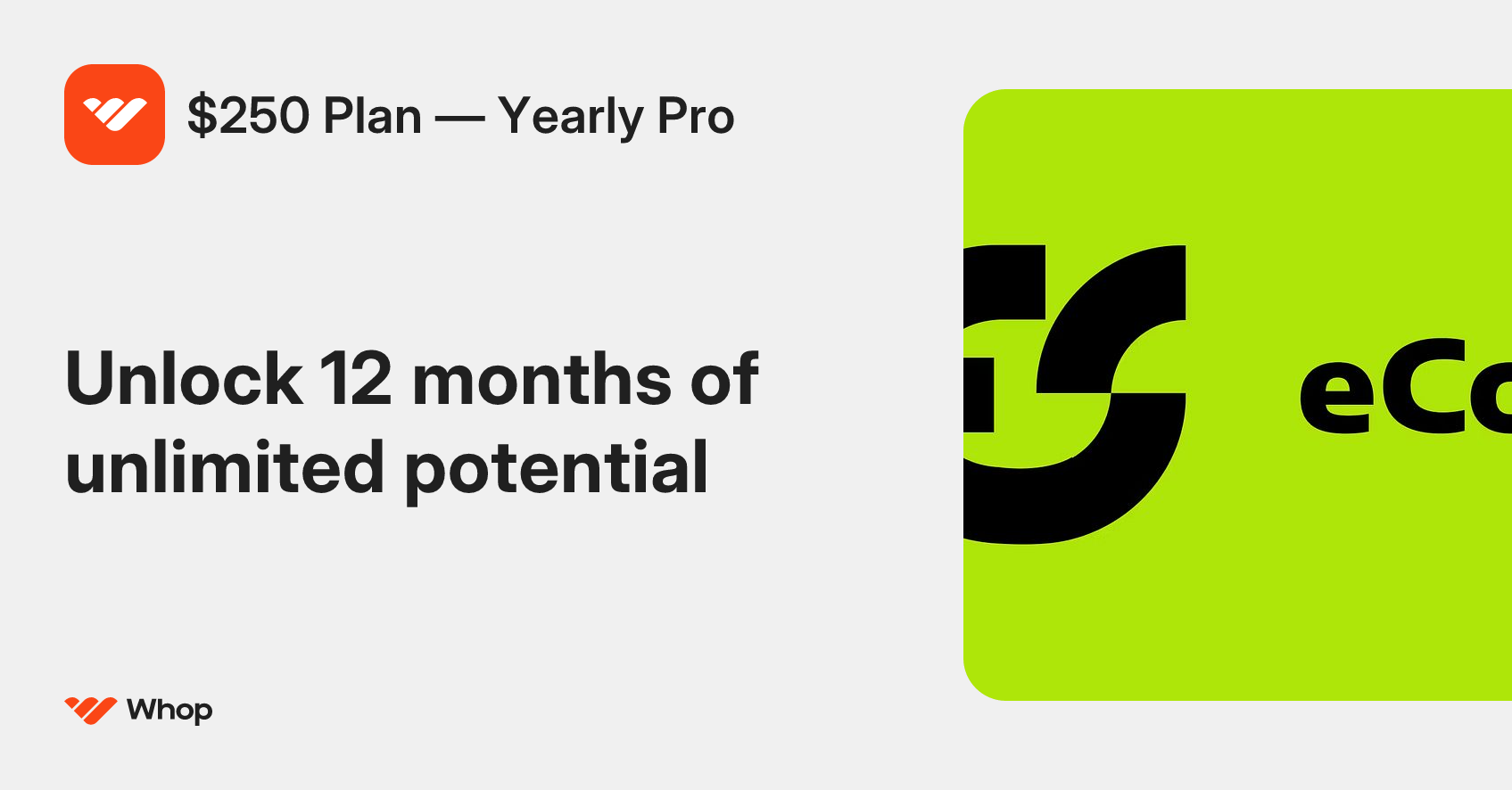 $250 Plan — Yearly Pro | Whop