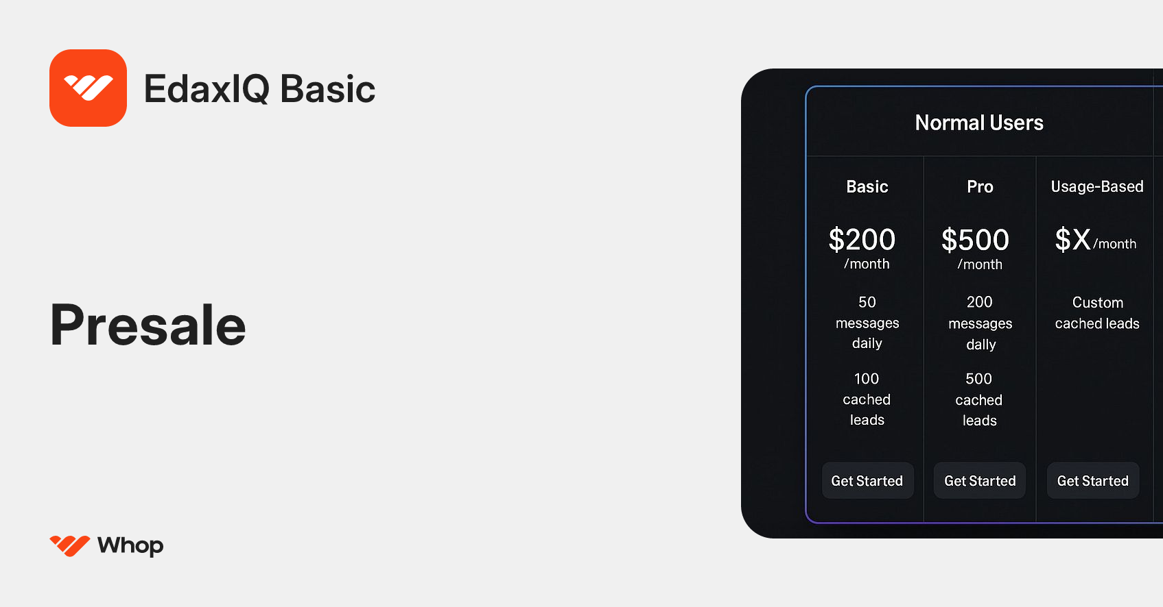 EdaxIQ Basic | Whop