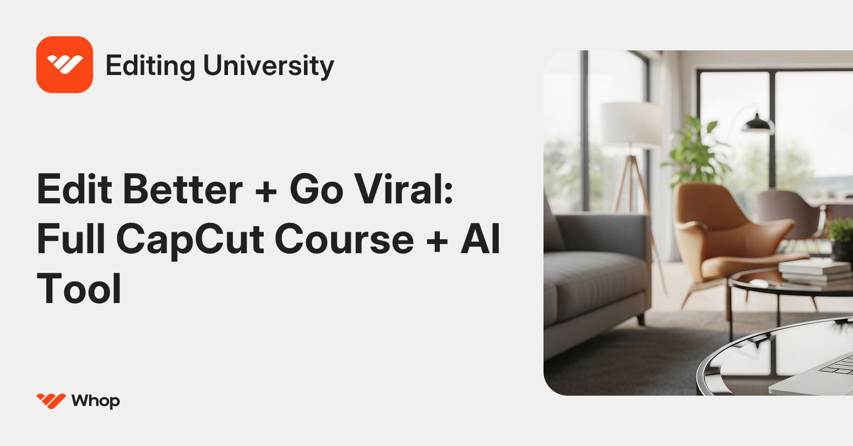 Editing University | Whop