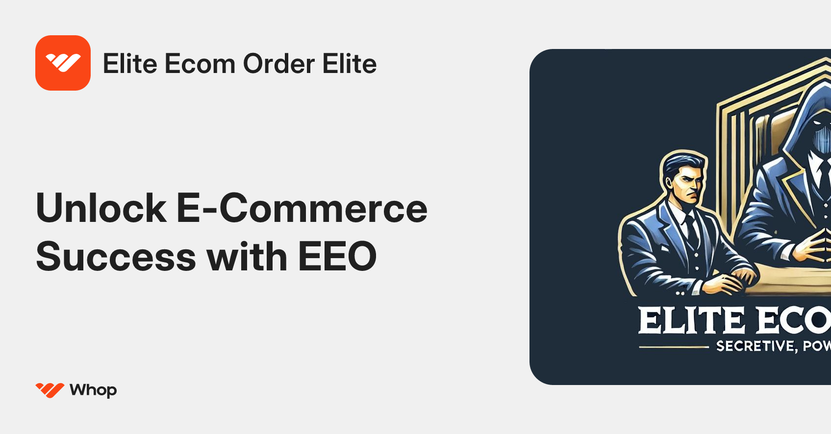 Elite Ecom Order Elite | Whop