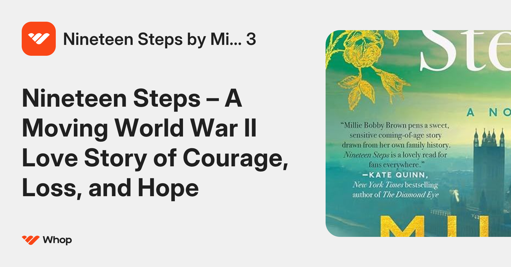 Nineteen Steps by Mi... 3 | Whop
