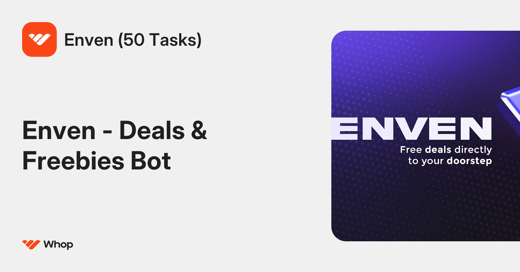 Enven (50 Tasks) | Whop