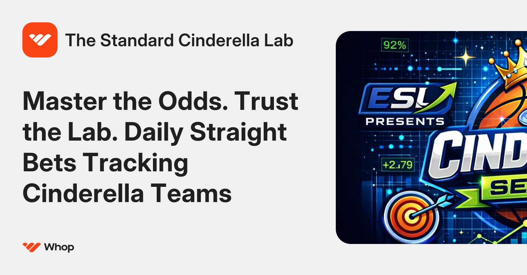 The Standard Cinderella Lab | Whop