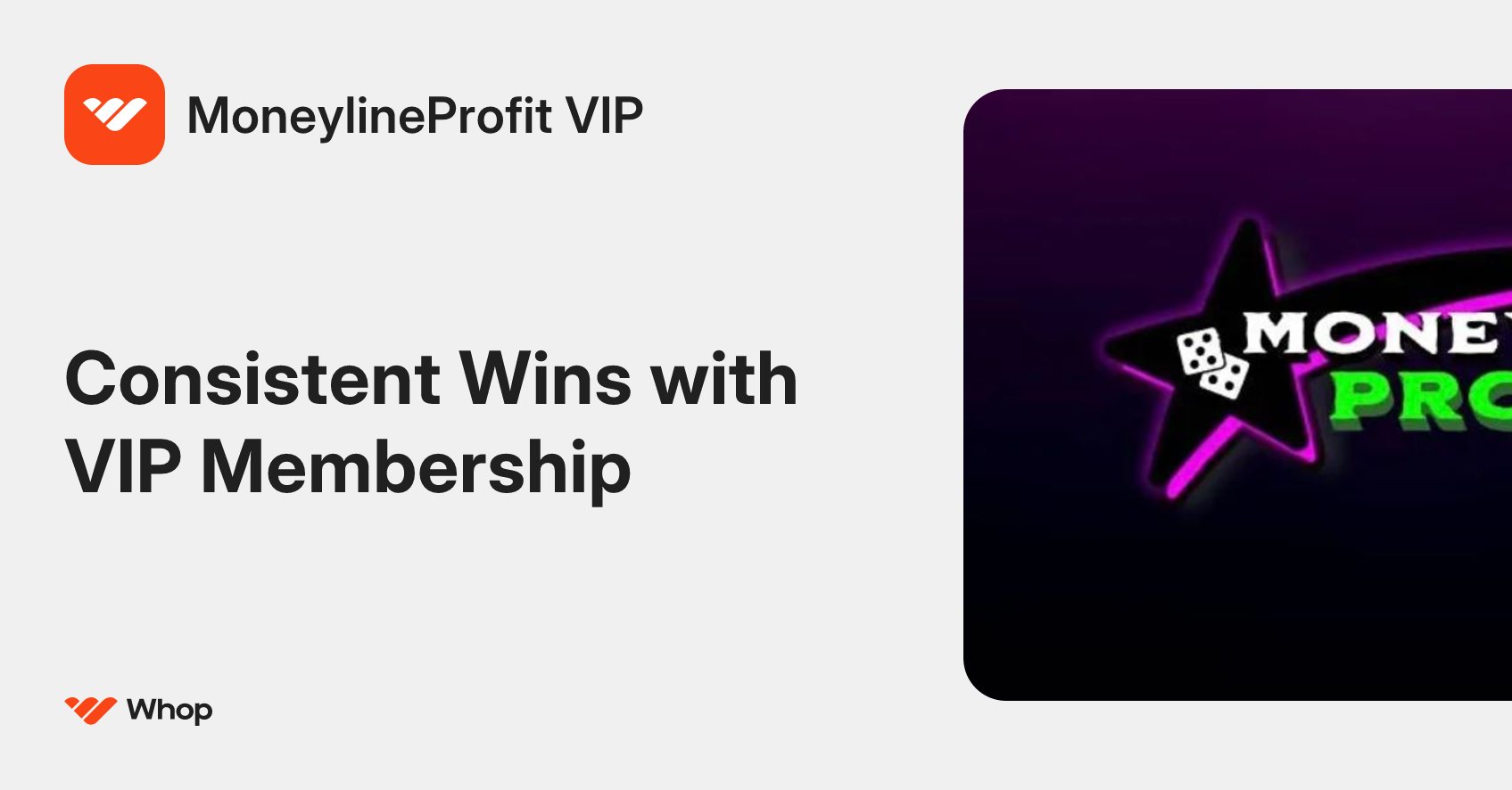 MoneylineProfit VIP | Whop