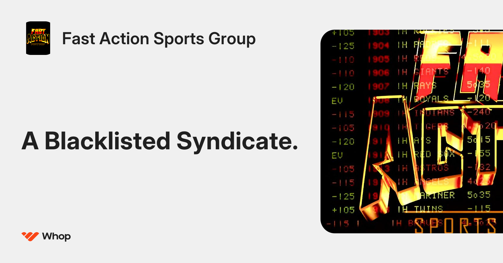 Fast Action Sports Group | Whop