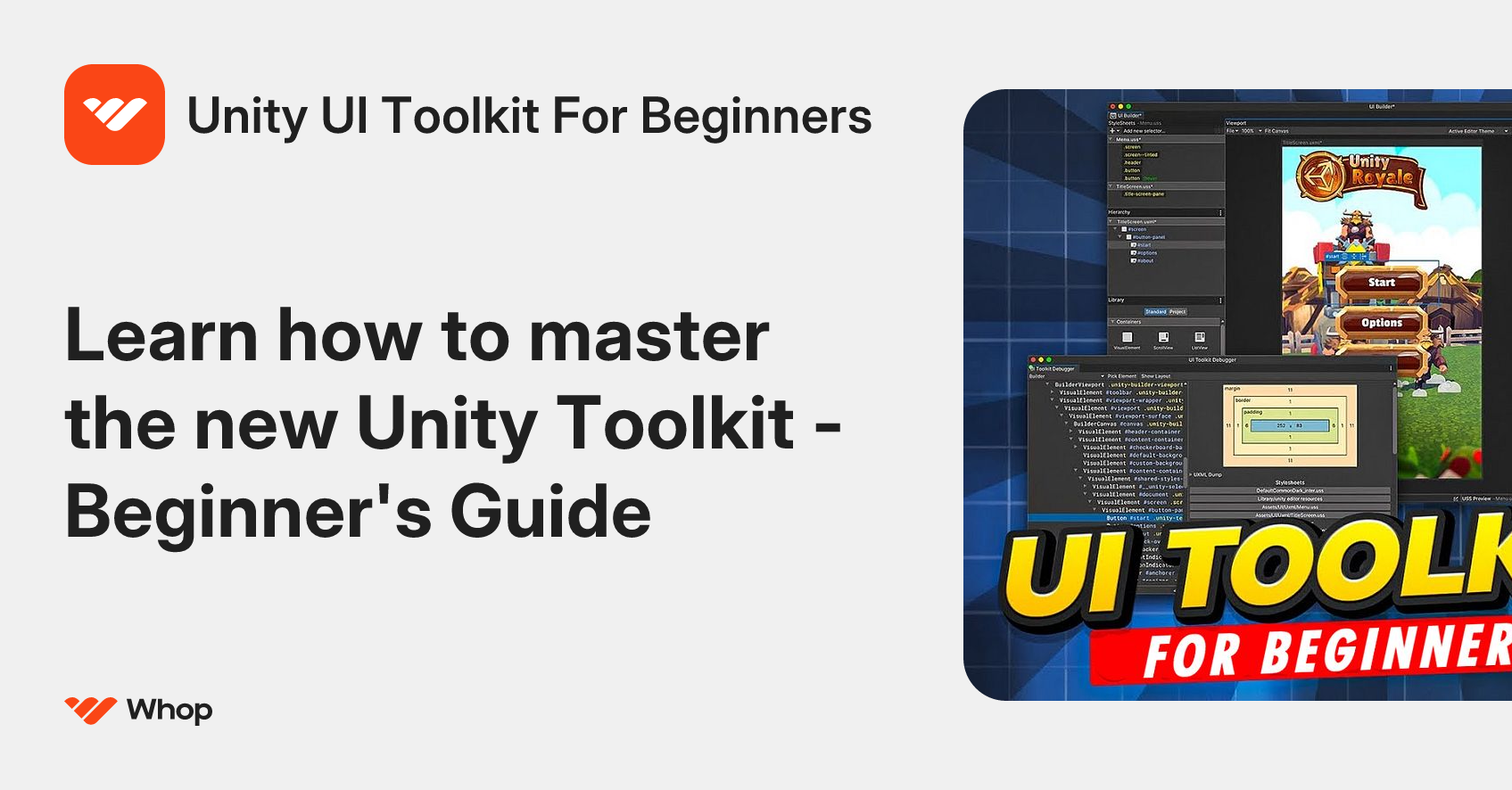Unity UI Toolkit For Beginners | Whop