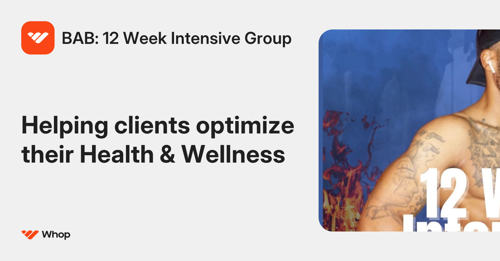 BAB: 12 Week Intensive Group | Whop