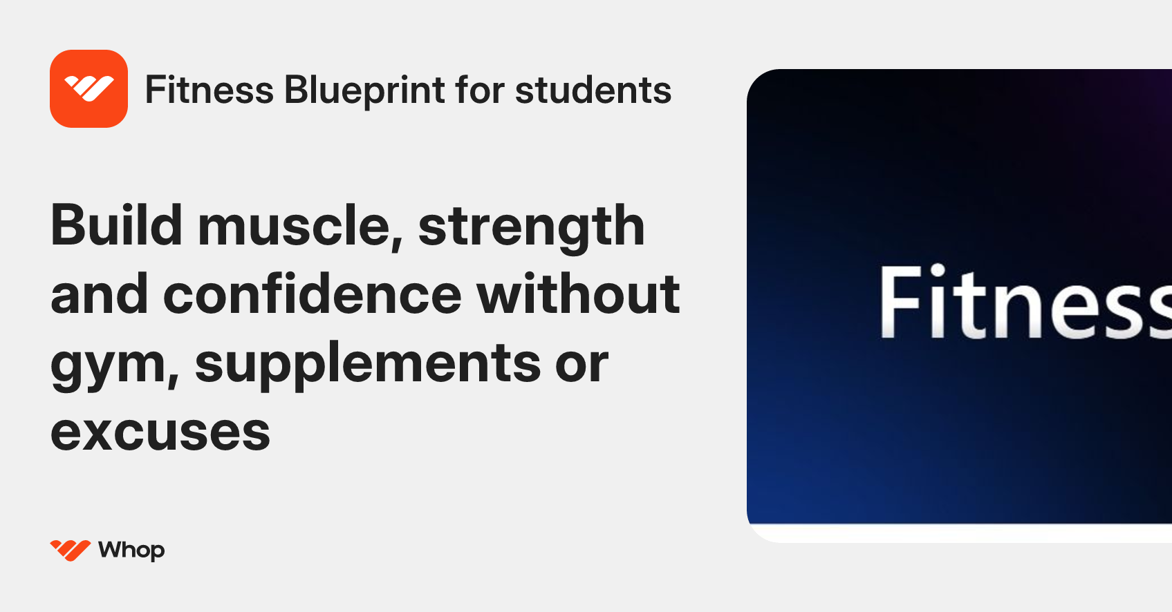 Fitness Blueprint for students
