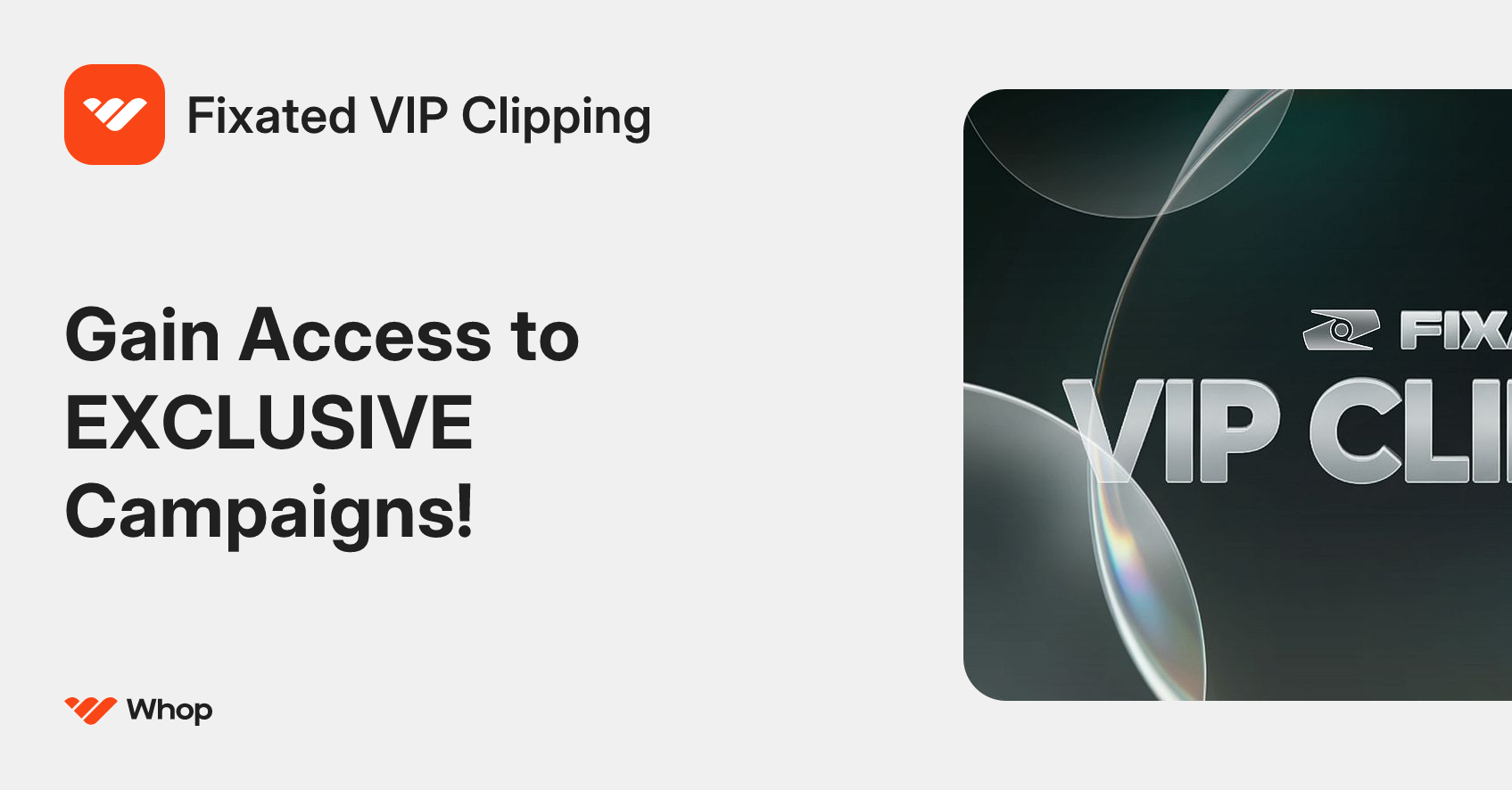 Fixated VIP Clipping | Whop
