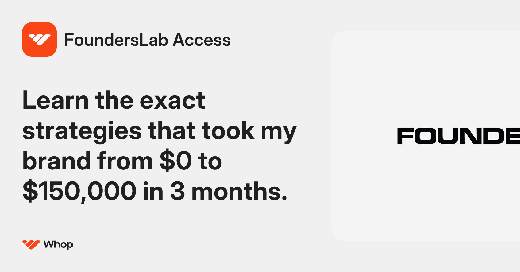 FoundersLab Access | Whop