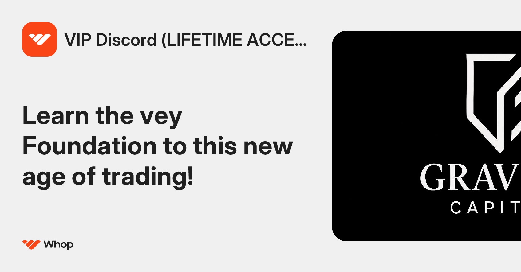 VIP Discord (LIFETIME ACCESS) | Whop
