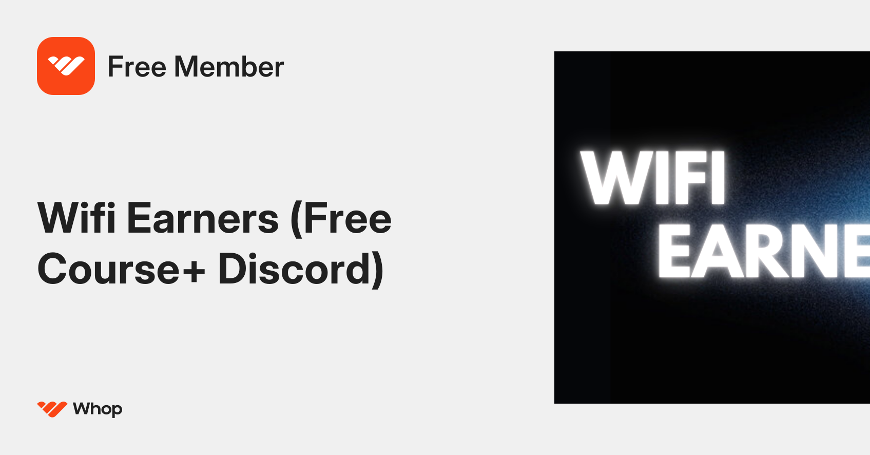 Free Member | Whop