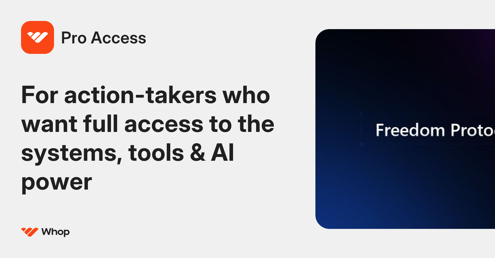 Pro Access | Whop
