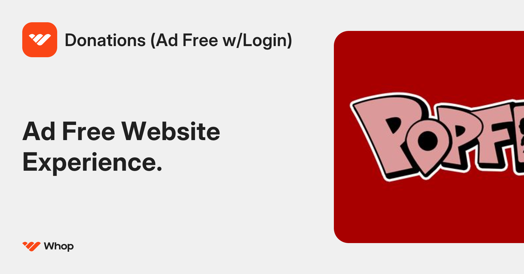 Donations (Ad Free w/Login)