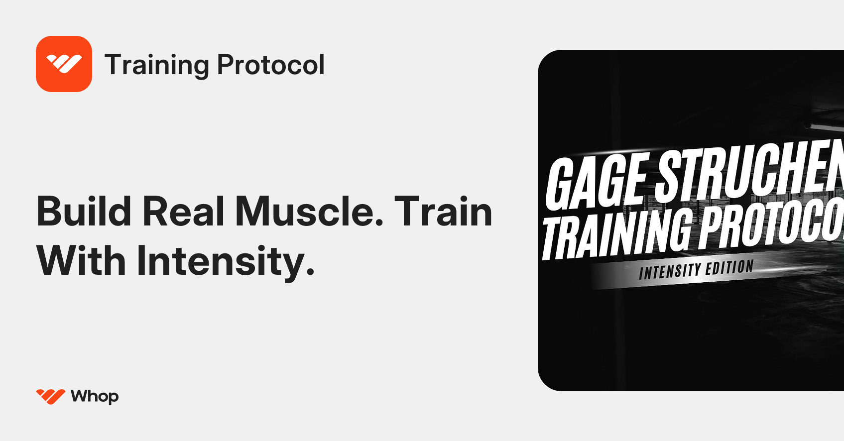 Training Protocol | Whop