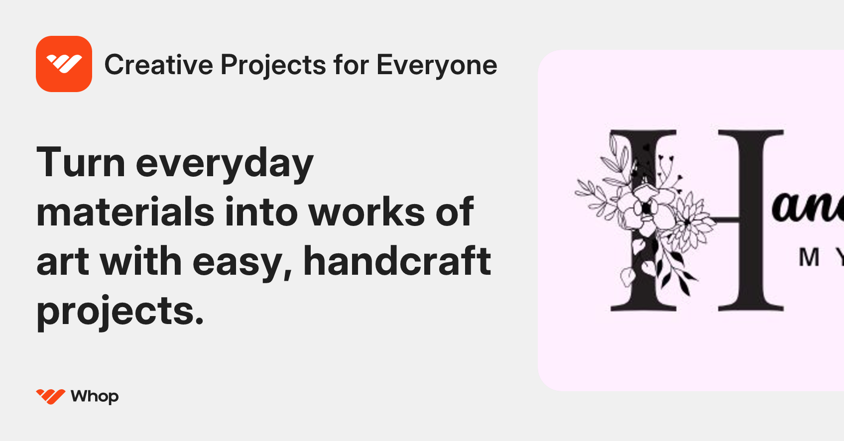 Creative Projects for Everyone | Whop